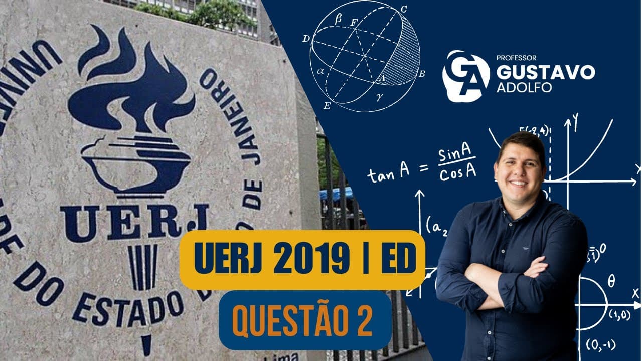 Thumbnail: UERJ 2019 | ED | MAT | Questão 2 | A caixa d’água de uma residência continha, às 8 horas da manhã..