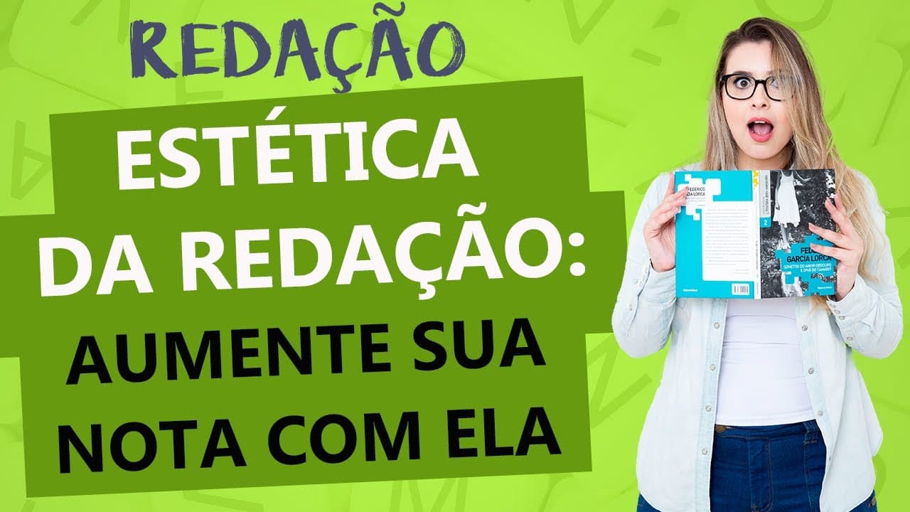 Thumbnail: ESTÉTICA DA REDAÇÃO: TEXTO DISSERTATIVO - Aula 4 - Profa. Pamba