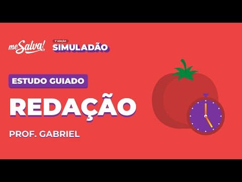Thumbnail da aula: Estudo Guiado: Redação II | SIMULADÃO ENEM 2021 | Me Salva! ENEM | #simuladaomesalva