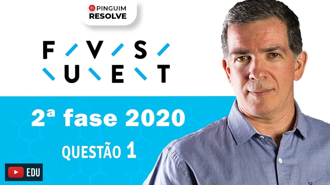Thumbnail: Fuvest 2020 | Questão 1 | Segunda Fase | Física | Professor Pinguim