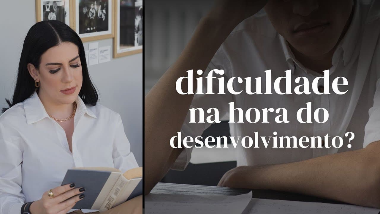 Thumbnail: DESENVOLVIMENTO PERFEITO PARA SUA REDAÇÃO