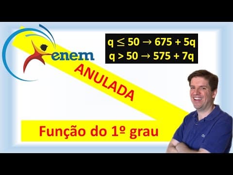 Thumbnail da aula: O funcionário de uma loja tem seu salário mensal formado por uma parcela fixa de 675 reais mais uma