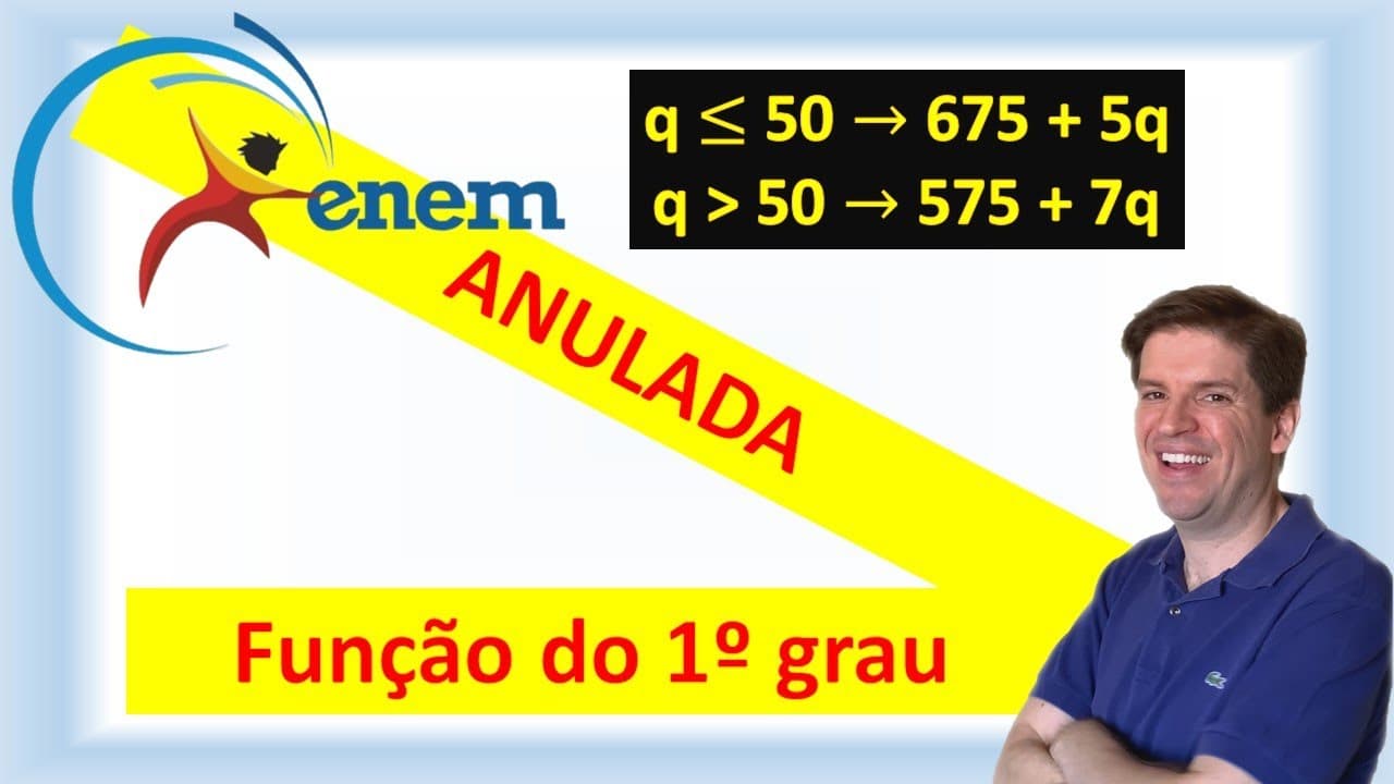 Thumbnail: O funcionário de uma loja tem seu salário mensal formado por uma parcela fixa de 675 reais mais uma