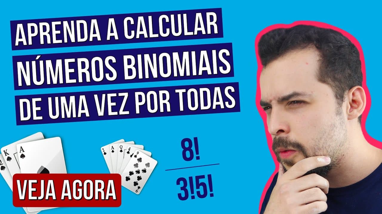 Thumbnail: APRENDA A CALCULAR NÚMEROS BINOMIAIS DE UMA VEZ POR TODAS | Resumo de Matemática para o Enem