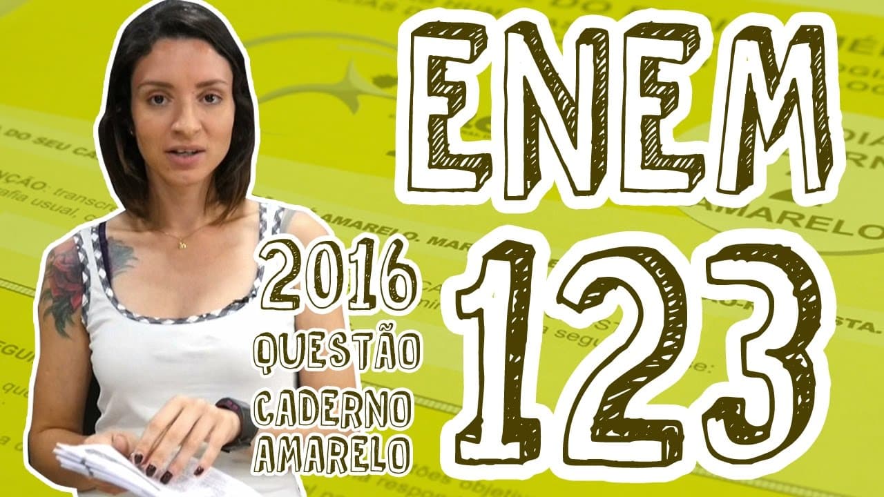 Thumbnail: ENEM - Questão 123 (Caderno Amarelo)