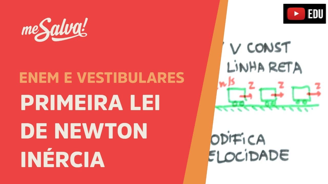 Thumbnail: Primeira Lei de Newton: Inércia | ENEM e Vestibulares | Me Salva!