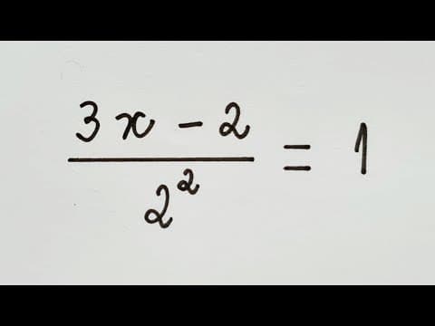 Thumbnail da aula: 🎯 Qual é o valor do x? Resolução de uma Equação do 1º Grau - Professora Angela Matemática