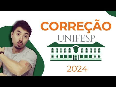 Thumbnail da aula: CORREÇÃO UNIFESP 2024 | Química