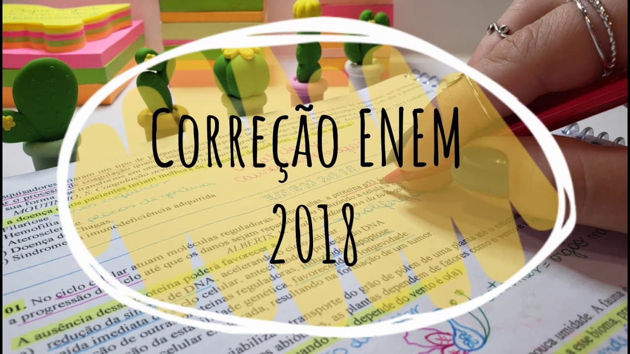 Thumbnail: Correção ENEM 2018 - Biologia