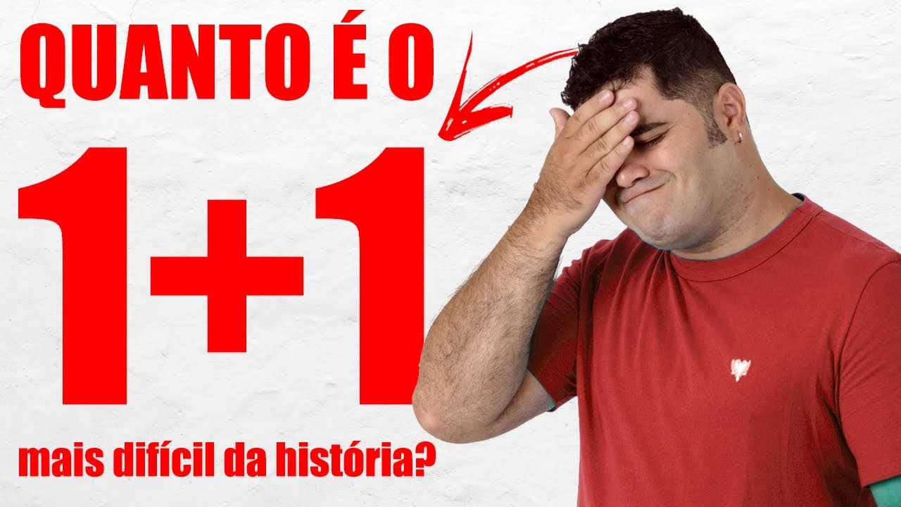 Thumbnail: ⚠️ QUANTO É 1+1? 😱 A Conta de 1+1 Mais Difícil da História da Matemática DESBUGADA pelo Procopio! 🙌🏻