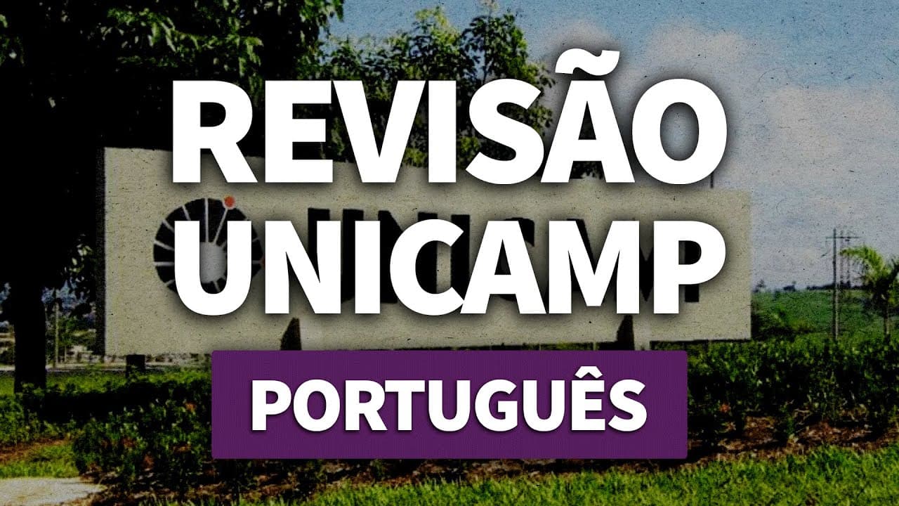 Thumbnail: REVISÃO UNICAMP (segunda fase): português | ProEnem