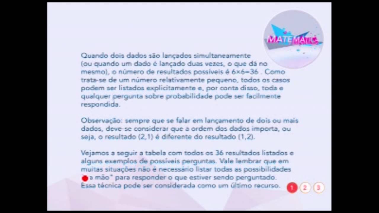 Thumbnail: Matematica: Probabilidade - ENEM