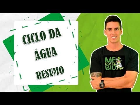 Thumbnail da aula: Ciclo da água - Resumo Professor Gustavo Schmidt