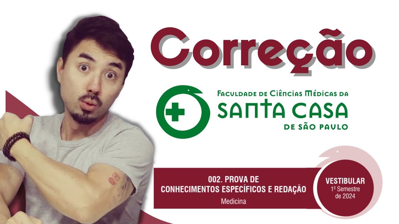 Thumbnail: Correção Santa Casa 2024 | Química