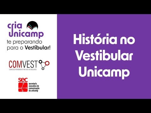 Thumbnail da aula: Prova de História da Unicamp: o passado de olho no presente