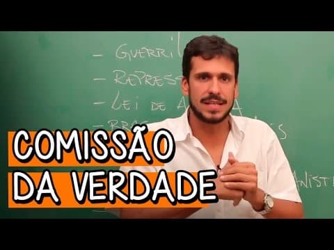 Thumbnail da aula: Comissão da Verdade - Aula ao Vivo de Atualidades | Descomplica