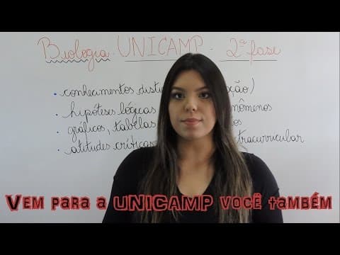 Thumbnail da aula: Vestibular Unicamp - O que estudar para a segunda fase - Biologia