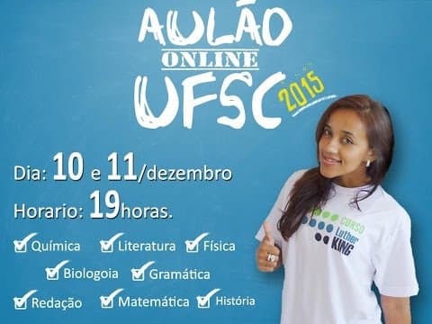 Thumbnail da aula: | Ao vivo UFSC | SEGUNDO DIA [2015]