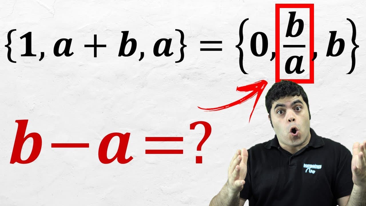 Thumbnail: 💡 Questão de RACIOCÍNIO LÓGICO DEDUTIVO para Concurso Público Envolvendo ELEMENTOS DE UM CONJUNTO 🤯