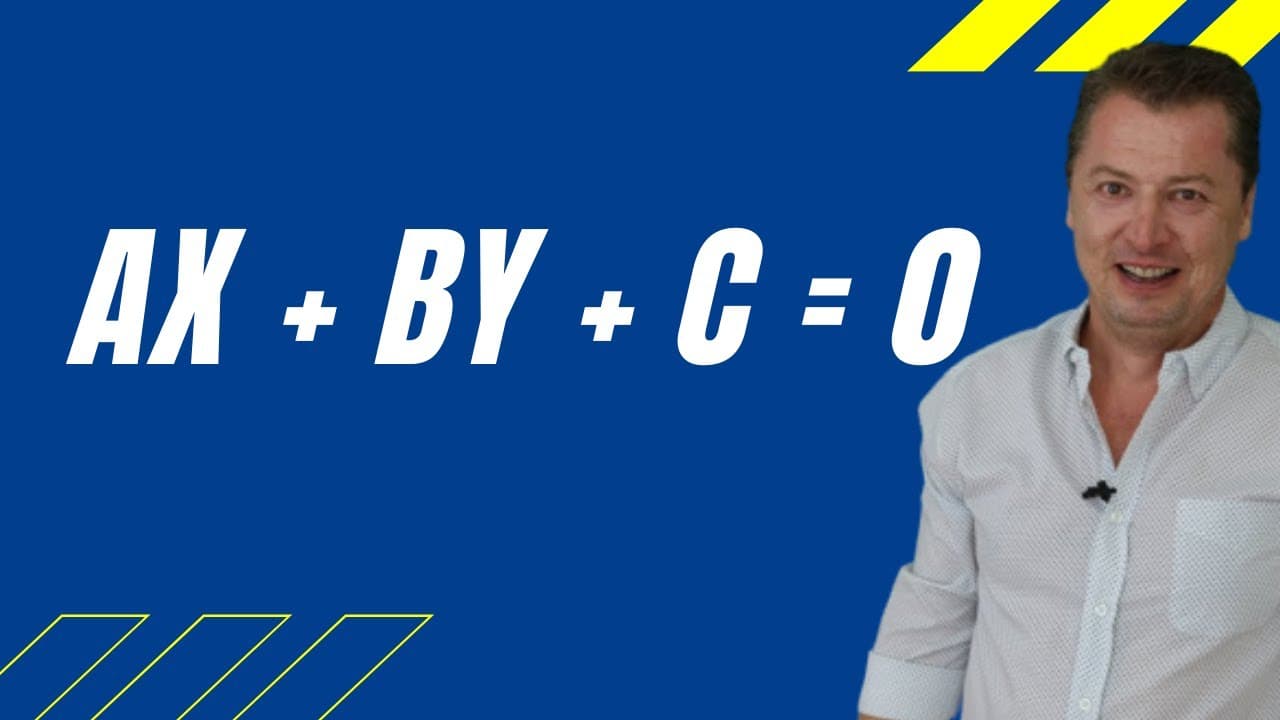 Thumbnail: EQUAÇÃO GERAL DA RETA - [GEOMETRIA ANALÍTICA 03]