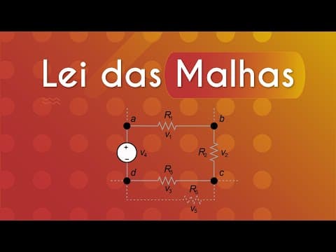 Thumbnail da aula: Lei das Malhas (eletricidade/eletrodinâmica) - Brasil Escola