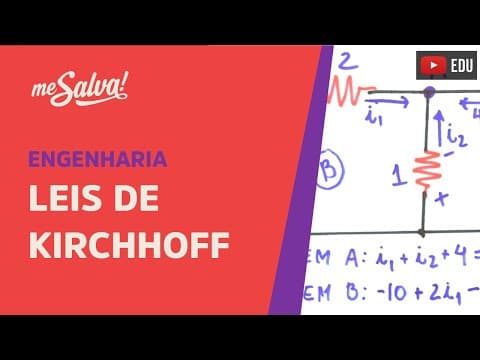 Thumbnail da aula: Me Salva! CRC13 - Leis de Kirchhoff - Lei das malhas