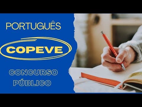 Thumbnail da aula: PORTUGUÊS PARA CONCURSO/ CRASE/ SEMÂNTICA/ VOZ PASSIVA/ INTERPRETAÇÃO/ COPEVE/ GUARDA MUNICIPAL