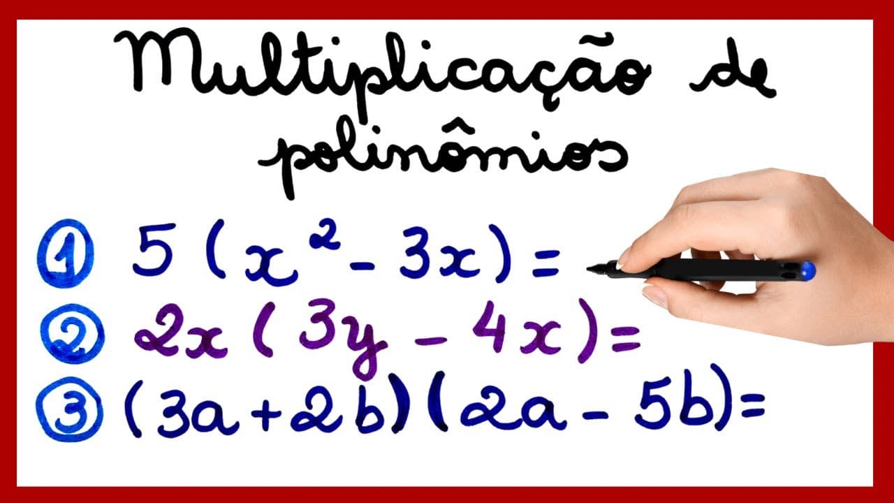 Thumbnail: MULTIPLICAÇÃO DE POLINÔMIOS!! VAMOS APRENDER JUNTOS?