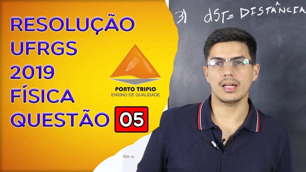 Thumbnail: resolução ufrgs 2019 questão 05