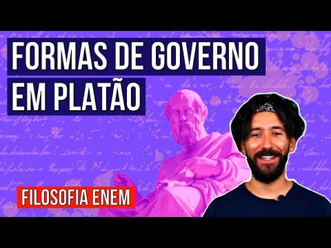 Thumbnail da aula: FORMAS DE GOVERNO EM PLATÃO: Monarquia, Aristocracia e Democracia | Aula de Filosofia para o Enem
