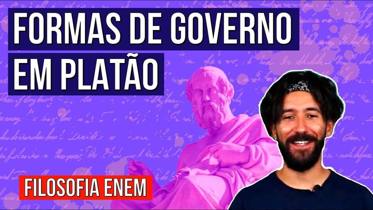 Thumbnail: FORMAS DE GOVERNO EM PLATÃO: Monarquia, Aristocracia e Democracia | Aula de Filosofia para o Enem