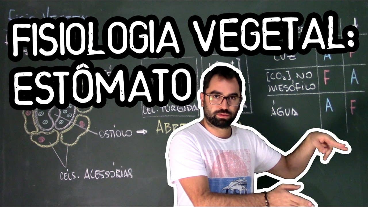 Thumbnail: Estômato - Fisiologia Vegetal - Aula 25: Botânica (Prof. Guilherme)