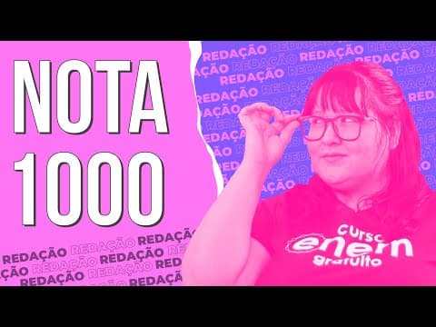 Thumbnail da aula: REDAÇÃO NOTA MIL: Competência um e dicas de norma padrão