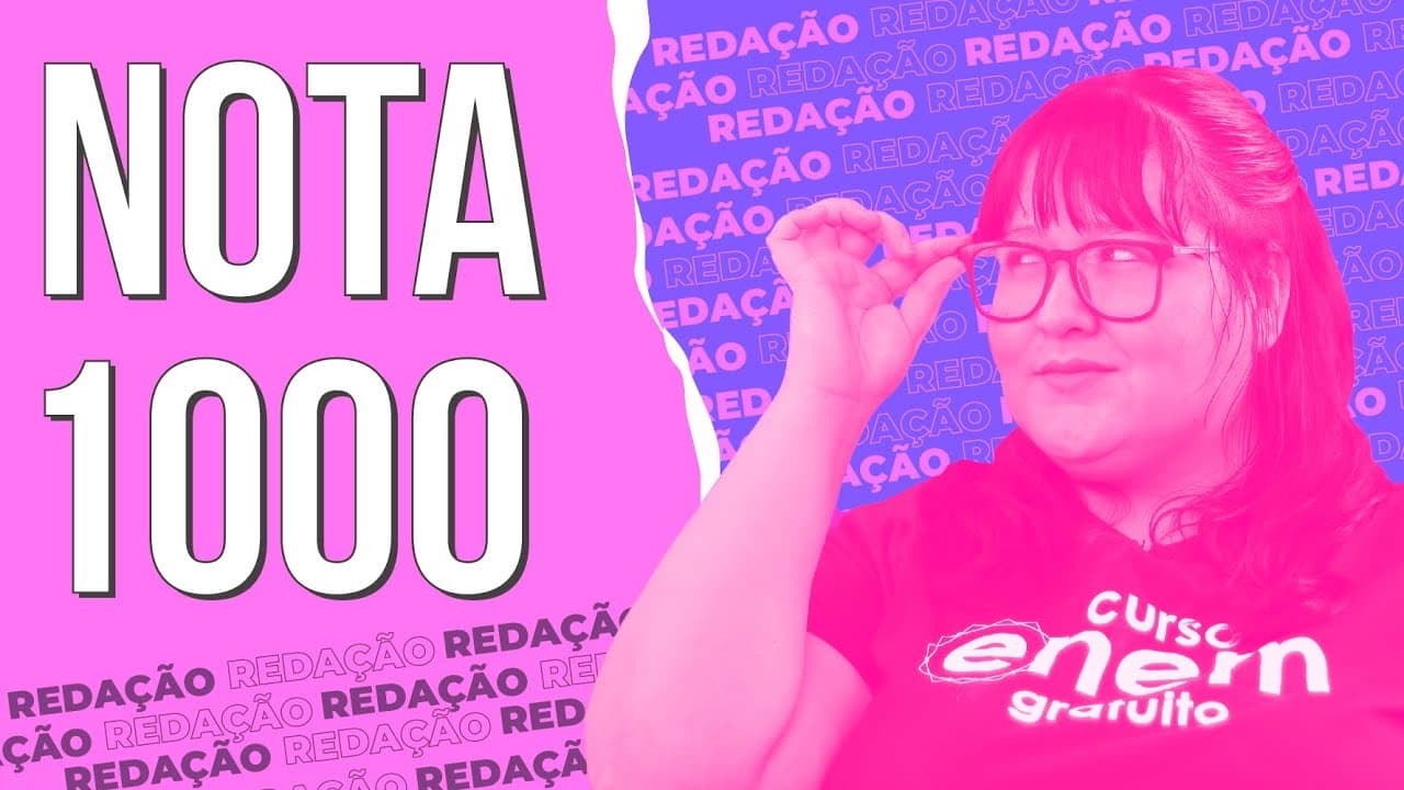 Thumbnail: REDAÇÃO NOTA MIL: Competência um e dicas de norma padrão