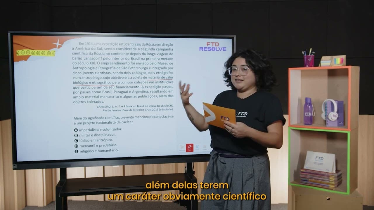 Thumbnail: Enem 2025 - Em 1914, uma expedição estudantil
