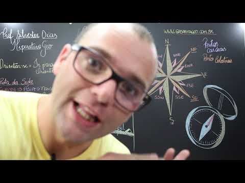 Thumbnail da aula: Geografia pro ENEM - Rosa dos Ventos - Pontos Cardeais e Colaterais - Orientação