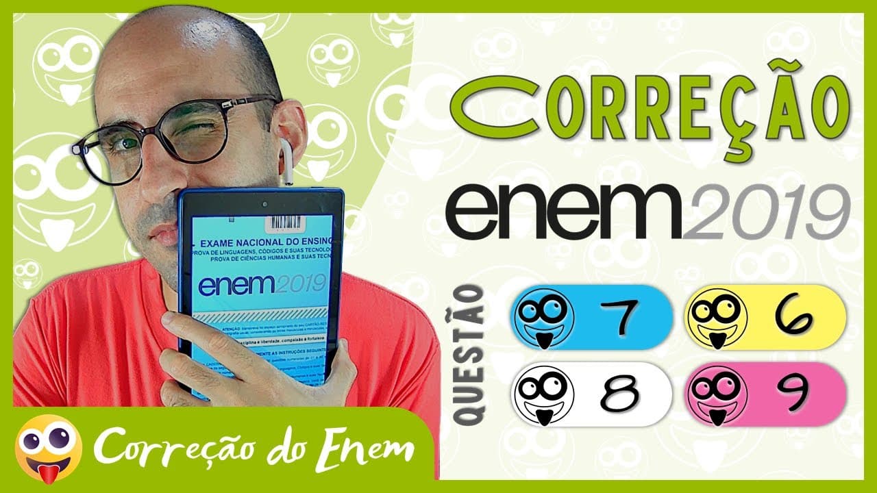 Thumbnail: [CORREÇÃO DO ENEM] Questão 7 - Enem 2019 - Prova azul ▷ Um amor desse, era 24 horas lado a lado