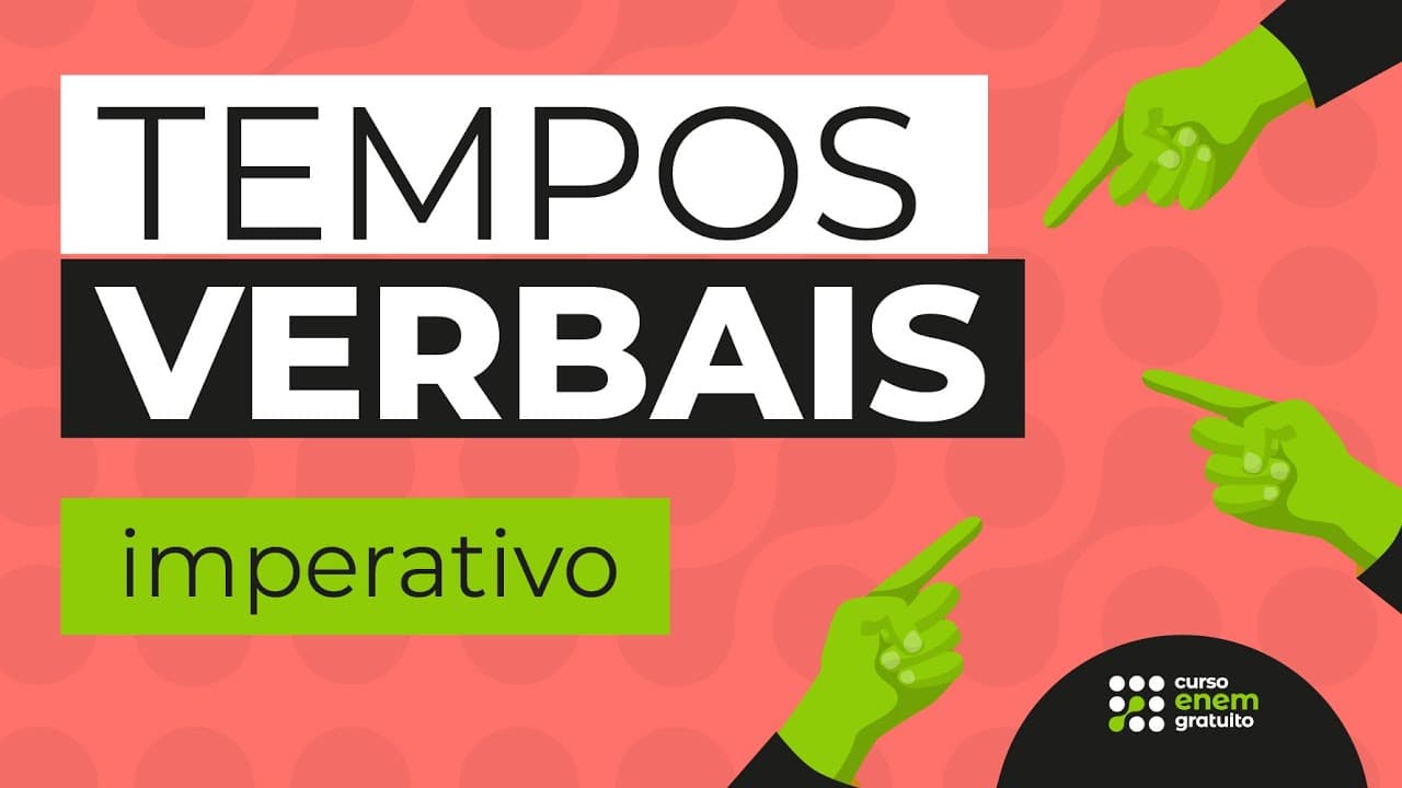 Thumbnail: TEMPOS VERBAIS: imperativo | Português para o Enem | Fernanda Souza