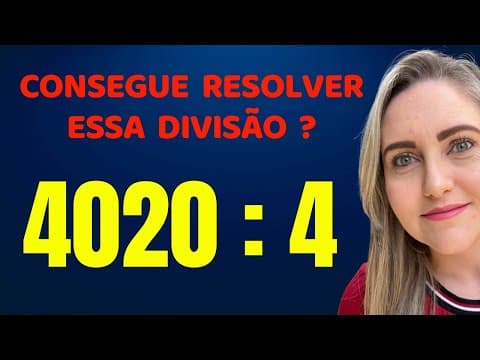 Thumbnail da aula: APRENDA DE UMA VEZ POR TODAS DIVISÃO !!! Matemática básica todo dia.📚🚀