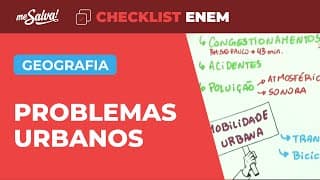 Urbanização - Geografia | Checklist ENEM | Me Salva!