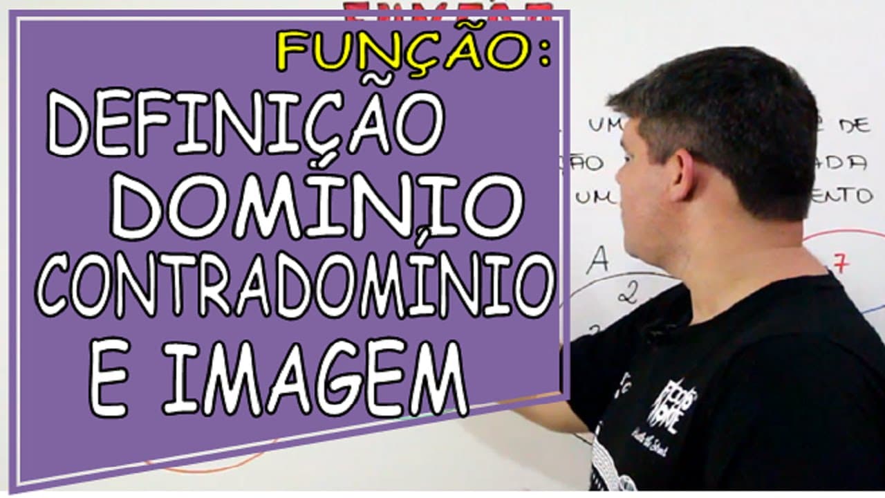 Thumbnail: FUNÇÃO 02: DEFINIÇÃO, DOMÍNIO, CONTRA-DOMÍNIO E IMAGEM