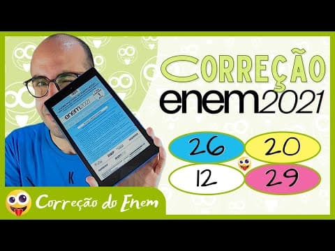 Thumbnail da aula: [CORREÇÃO DO ENEM] Questão 26 - Enem 2021 - Prova azul ▷ Os velhos papéis