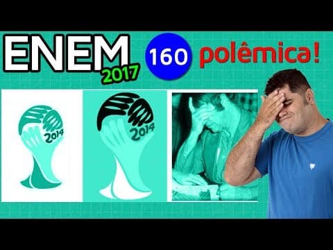 Thumbnail da aula: 🔥 ENEM 2017 Matemática #25 👉 Princípio Fundamental da Contagem e Cores da Taça da Copa do Mundo