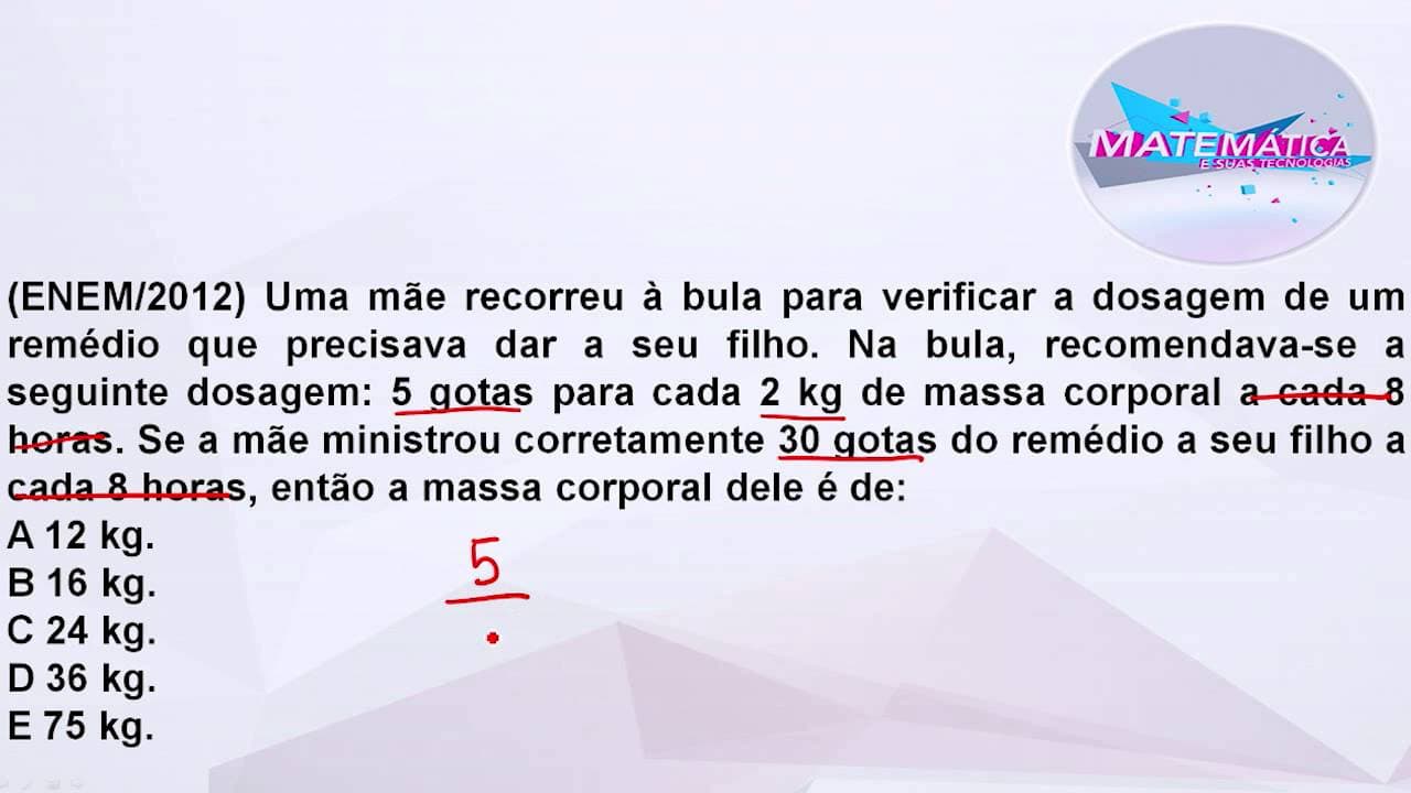 Thumbnail: Matemática: Proporção - ENEM | QG Resolve
