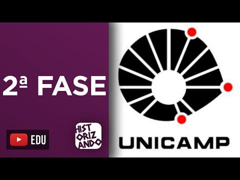 Thumbnail da aula: REVISÃO SEGUNDA FASE UNICAMP | RESOLVENDO QUESTÕES DE HISTÓRIA