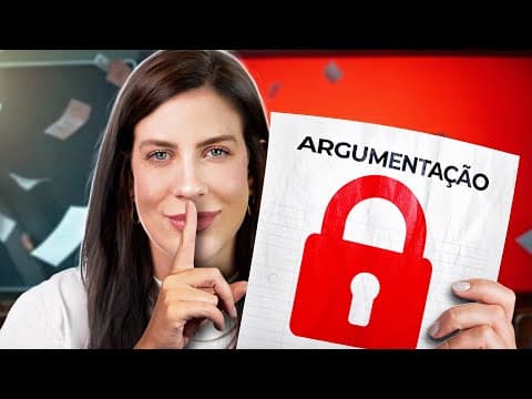 Thumbnail da aula: Segredos para Argumentação no Enem que Ninguém Conta