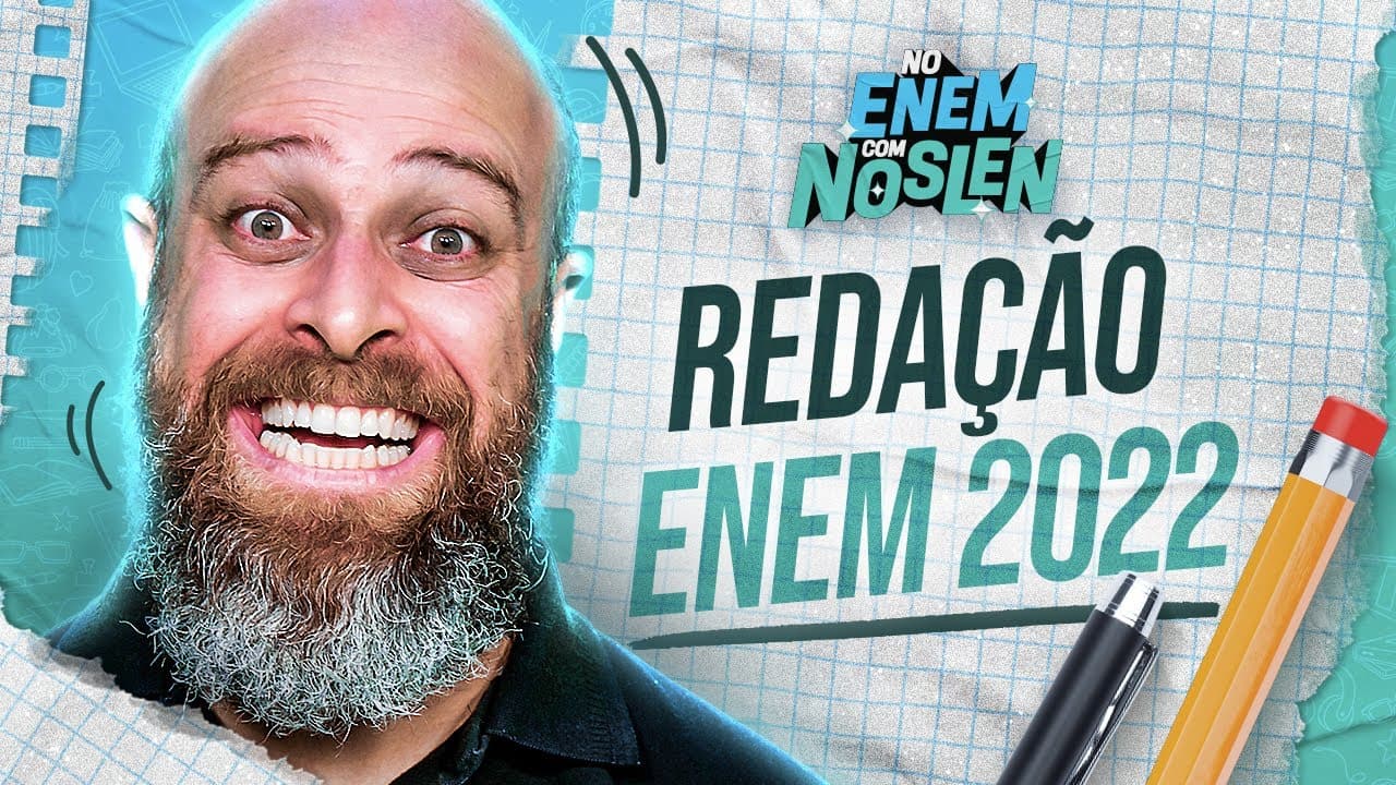 Thumbnail: BORA tirar NOTA 1000 no ENEM? #NoENEMComNoslen | Professor Noslen