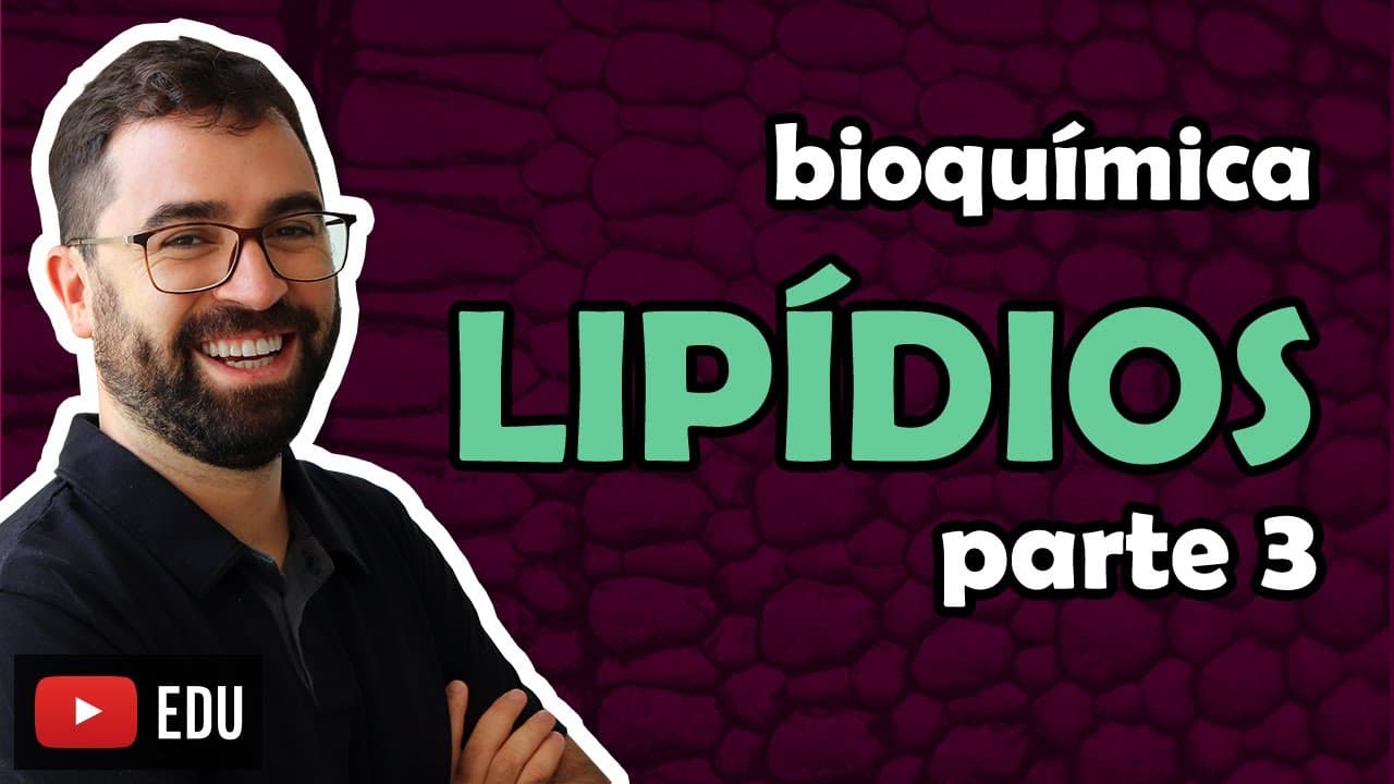 Thumbnail: Colesterol, Fosfolipídios e Carotenoides - Aula 08 - Módulo I: Biologia Celular | Prof. Guilherme