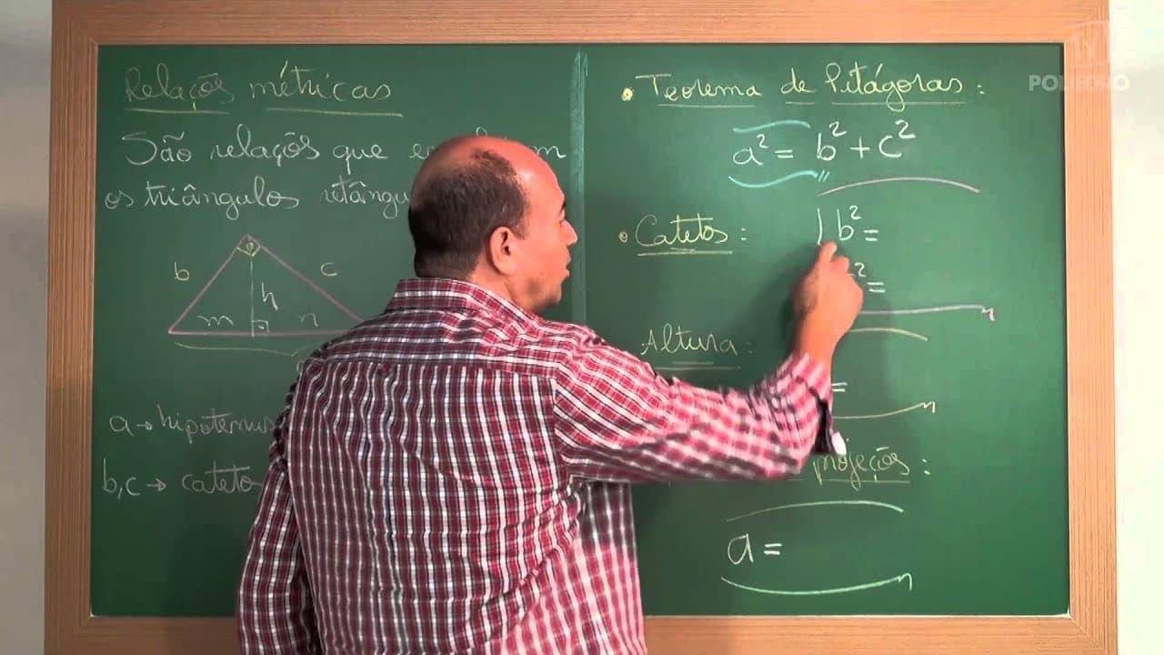 Thumbnail: Videoaulas Poliedro | Enem | Relações Métricas