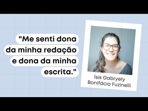 Thumbnail da aula: Ísis Gabryely Bonifácio Fuzinelli